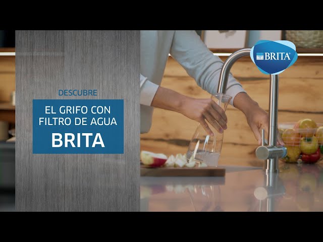 Descubre el nuevo grifo de cocina BRITA con filtro de agua - caño curvo 