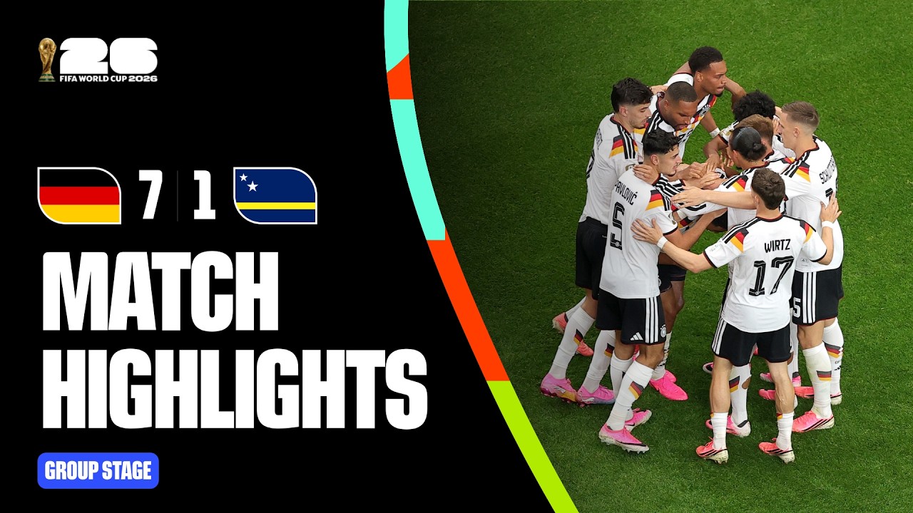 Highlights | Germany 7-1 Curacao | FIFA World Cup 2026™