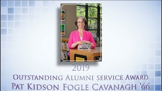 The Kinkaid School -  Outstanding Alumni Service Awardee 2019 Pat Kidson Fogle Cavanagh '66