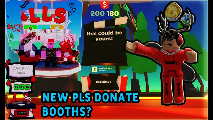 Roblox Pls Donate default booth by pascuu2858