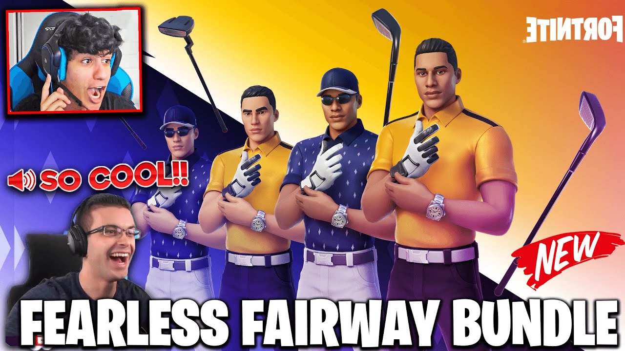 Streamers React To Fearless Fairway Bundle In Fortnite Item Shop