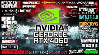 RTX 4060 in 2024 (PCIE 3.0) - Test in 27 Games