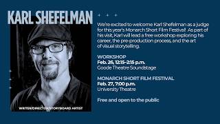 Karl Shefelman is coming to ODU