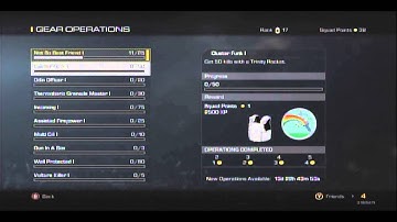 COD Ghosts - How operations work!! Get more Squad Points!!