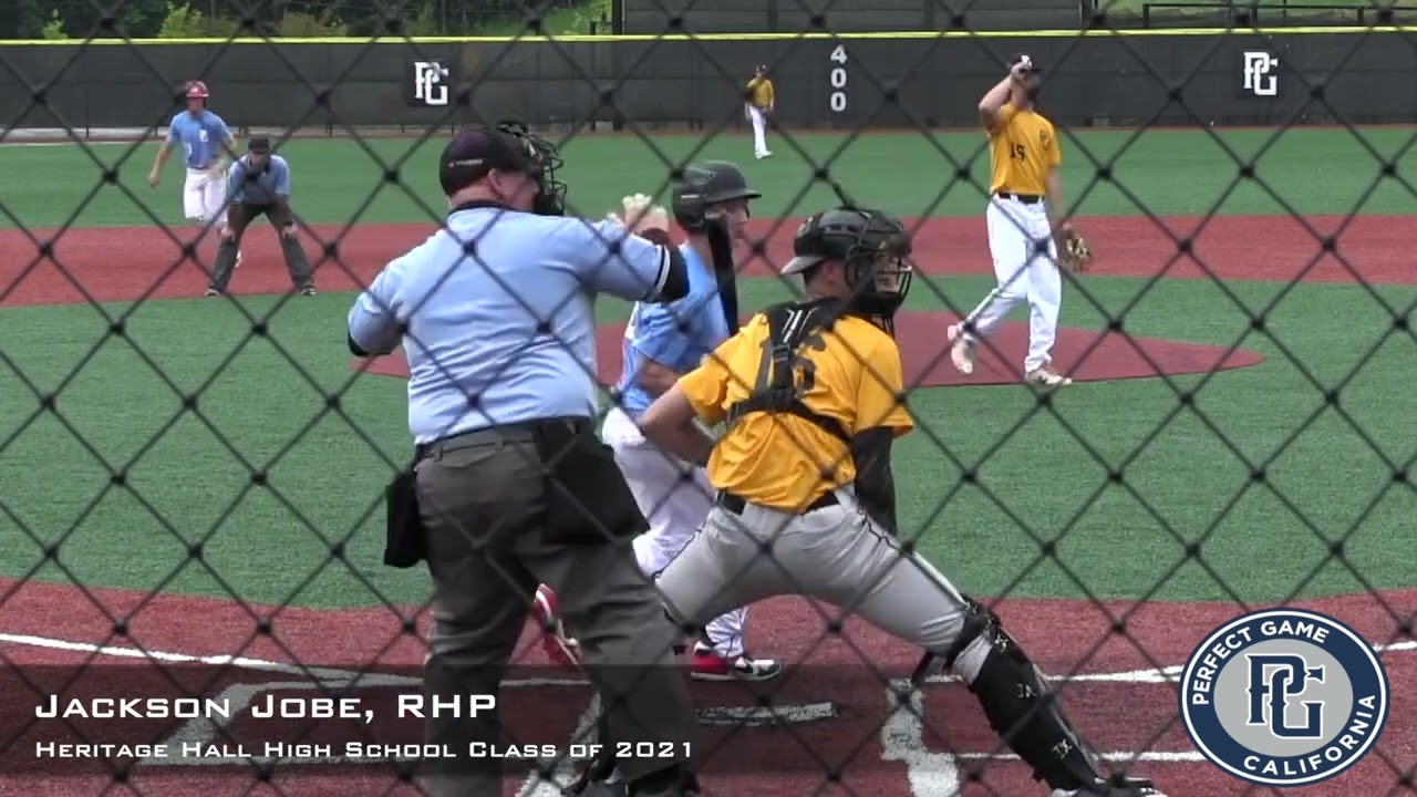 Jackson Jobe Prospect Video, RHP, Heritage Hall High School Class of 2021