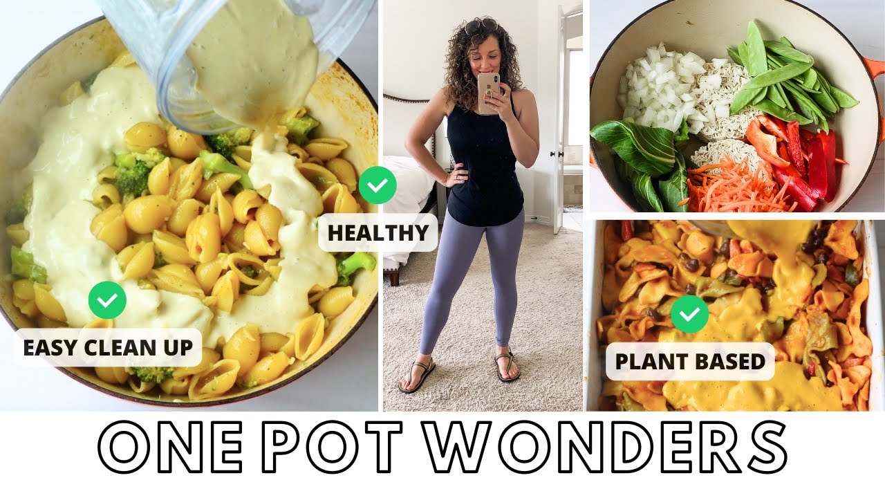 3 Easy ONE POT WONDERS // Vegan Weight Loss // Whole Food Plant Based