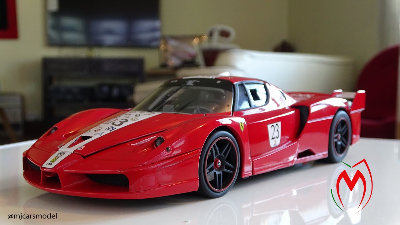Ferrari FXX made by Hotwheels elite in 1/18 scale model. - YouTube