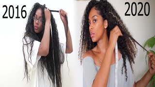 TAILBONE LENGTH CURLY HAIR: Length Check Before and After Transitioning | Caché Bisasor by Caché Bisasor 3,970 views 3 years ago 4 minutes, 7 seconds