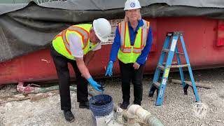 Removing 6,000 tons of sediment from Macomb Interceptor sewer