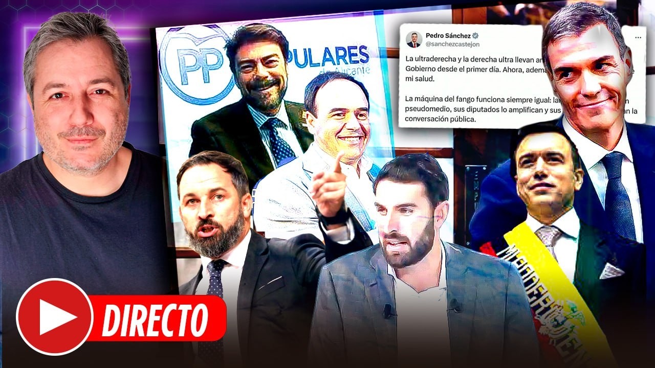 Pedro Sánchez desmiente bulo. VOX a por Antelo. VPOs Alicante. Acusan a Noboa de crimen