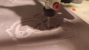MPCNC Primo First test cuts with foam.