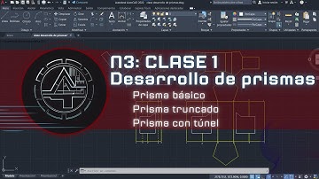 AutoCAD N3: CLASE 1 - DESARROLLO DE PRISMAS (BÁSICO, TRUNCADOY TÚNEL)