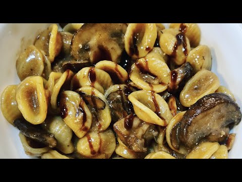 Instant Pot Balsamic Mushroom Orecchiette