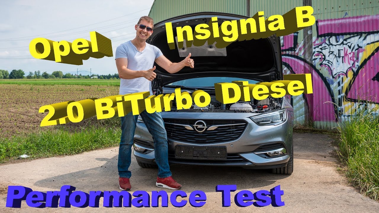 Opel Insignia B 2 0 Biturbo Diesel 4x4 Performance Test Serie Vs Chiptuning Youtube