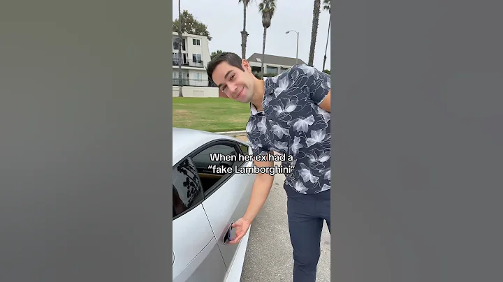 Her ex had a fake Lamborghini?!