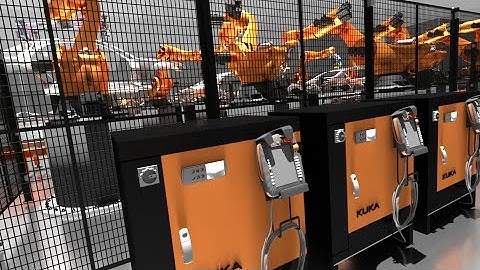 KUKA Robotics - Car Manufacturing robotics production line