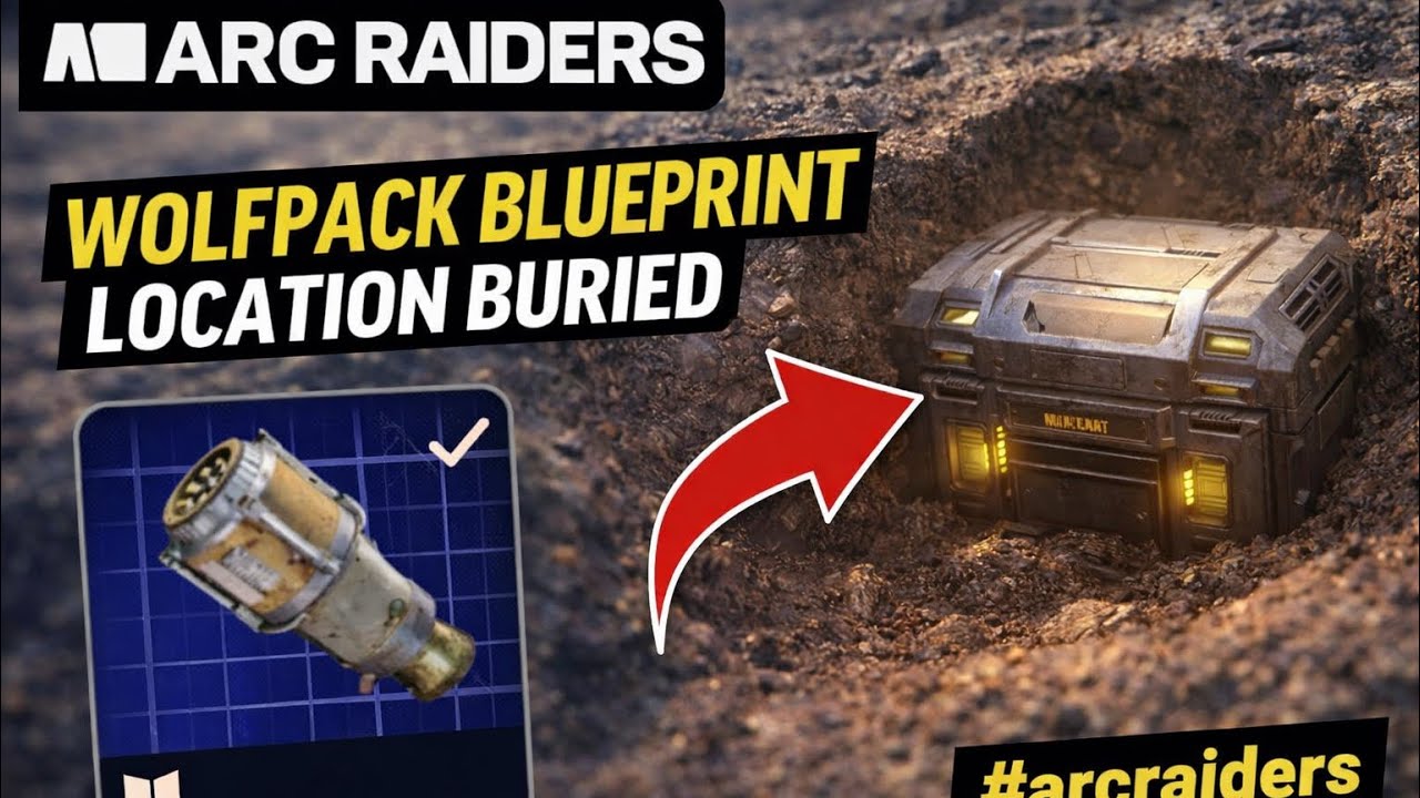 Wolfpack Arc Rider ARC RAIDERS WOLFPACK BLUEPRINT LOCATION BURIED #arcraiders - YouTube