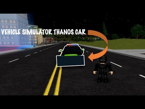 Thanos Car In Vehicle Simulator Youtube - roblox thanos car