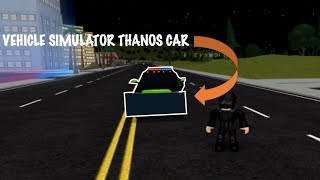 Thanos Car In Vehicle Simulator Youtube - thanos car roblox