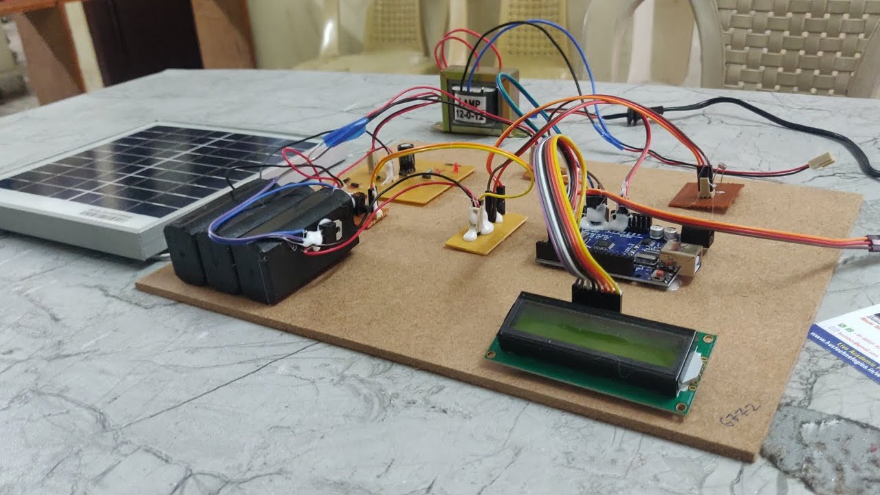Solar Energy Monitoring System using Arduino - YouTube