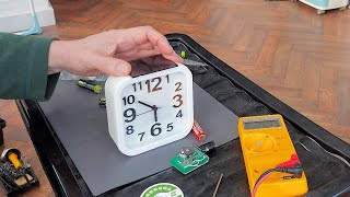 Putting a solar panel on another clock