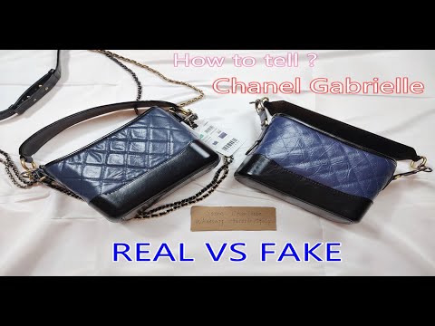 Chanel Gabrielle bag HOW to tell REAL From  FAKE Review unboxing