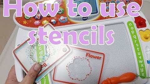 How to use Stencil I Vtech interactive toys
