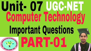 Computer Questions| IT| UNIT-07| NET Questions| Insignia| Imteyazul Haque