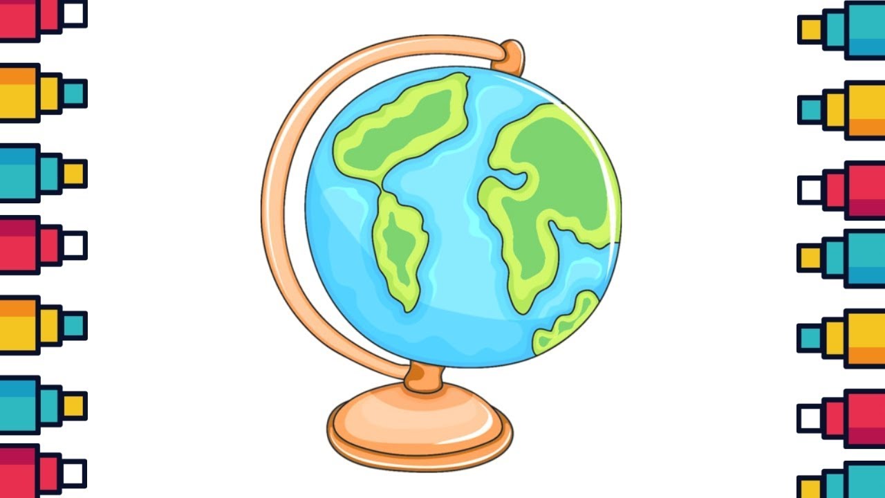 Featured image of post Drawing Picture Of A Globe 450x450 globe vector icon on white line art royalty free vector graphics