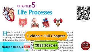 Life Processes Class 10: NCERT Edition Explained! (One Shot Video)