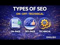 Types of SEO Explained (On-Page, Off-Page &amp; Technical) | English