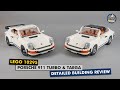 LEGO 10295 Porsche 911 Turbo & Targa detailed building review