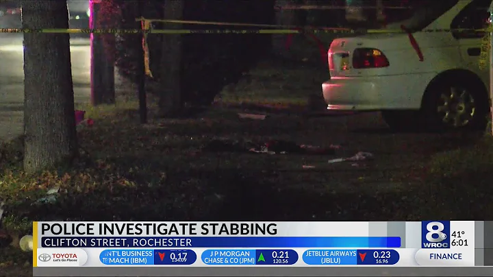 Police investigate stabbing on Clifton Street