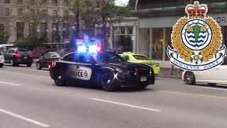 Vancouver Police Department Dodge Charger Responding