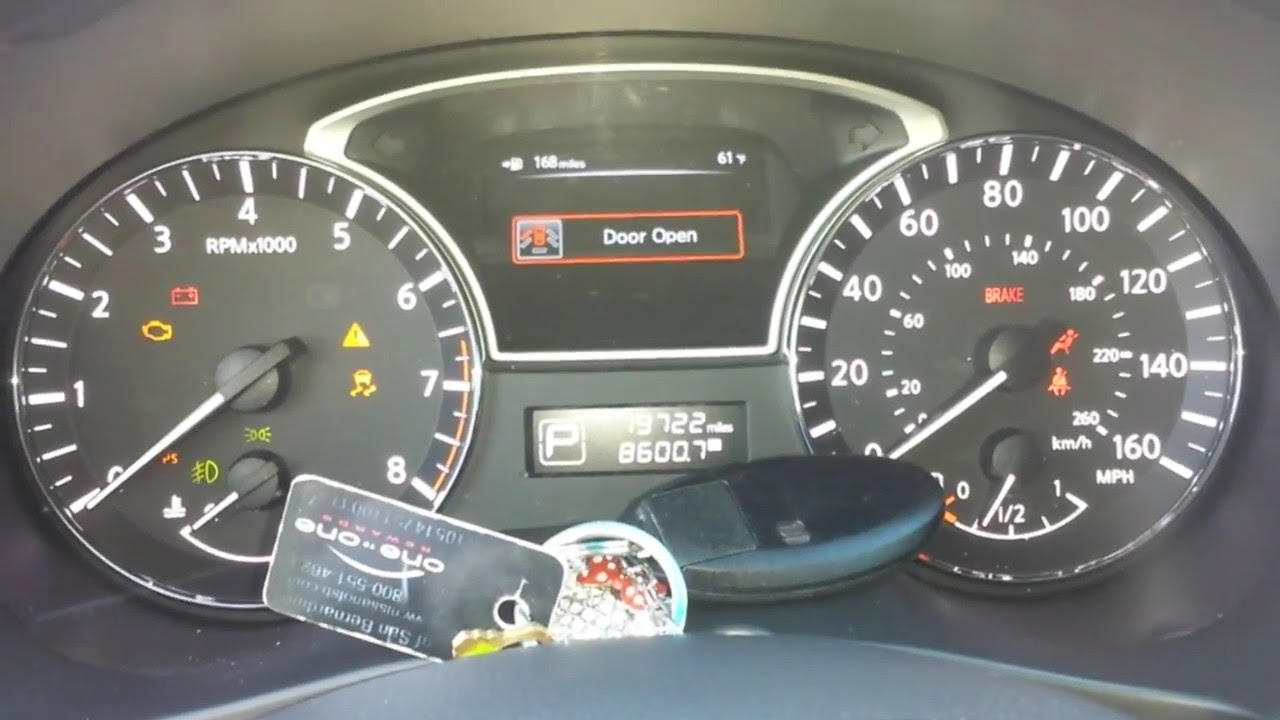 2013 Nissan Altima key not detected - YouTube