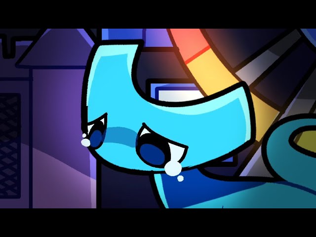 Rainbow Friends Chapter 2 - Cyan Sad Origin Story! Cartoon