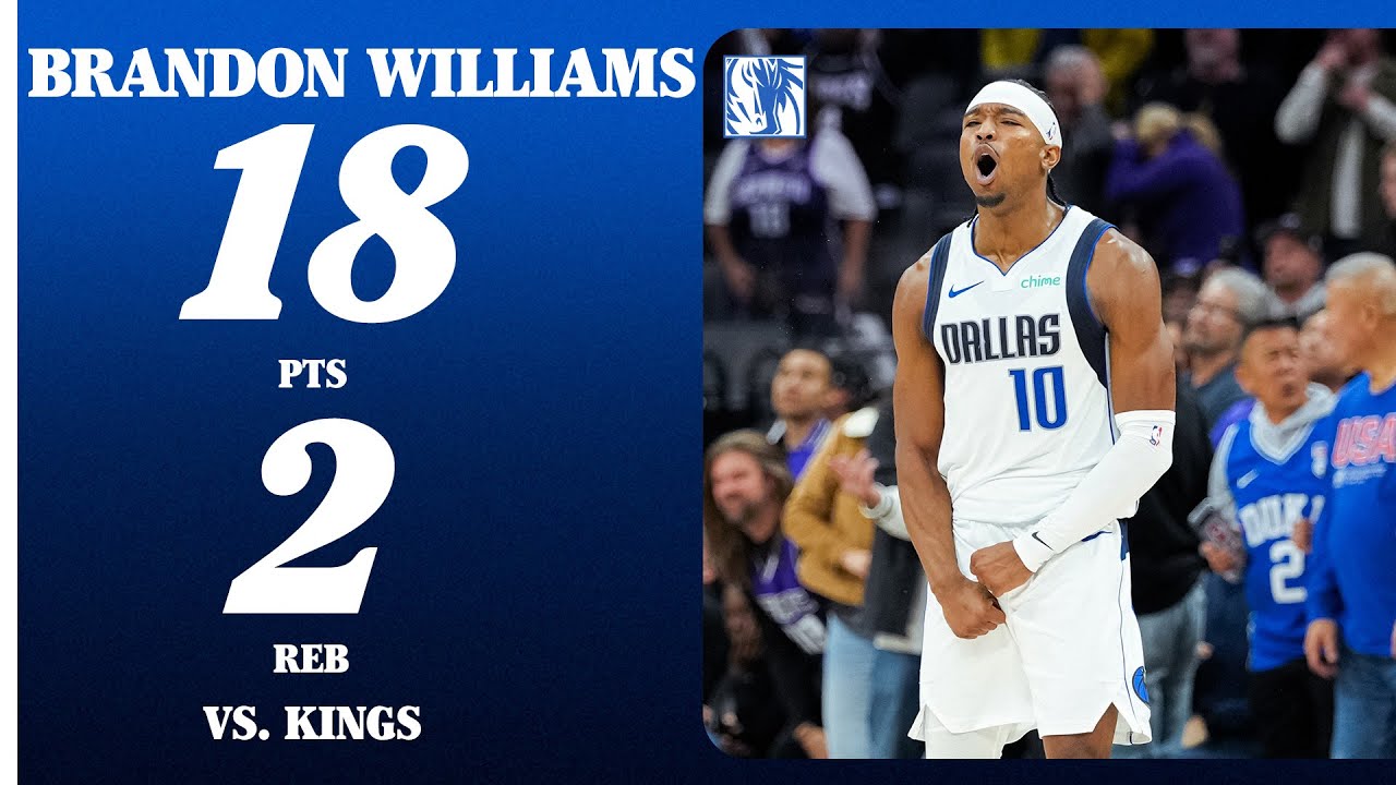 Brandon Williams (18 PTS 2 REB) at Sacramento Kings | January 6, 2026