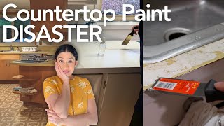 DIY Kitchen Fail & Pre-Renovation Tour | Paint vs Epoxy Counters
