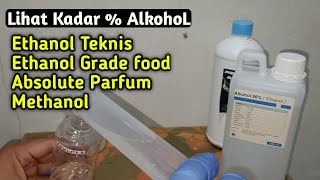 Cek Kadar Alkohol inilah cara penggunaan alkohol meter testing liquor % for alcohol
