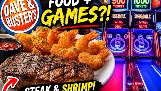 We Tried EVERYTHING at Dave & Buster’s… Food + Games + Hidden Fun! 🎮🍔