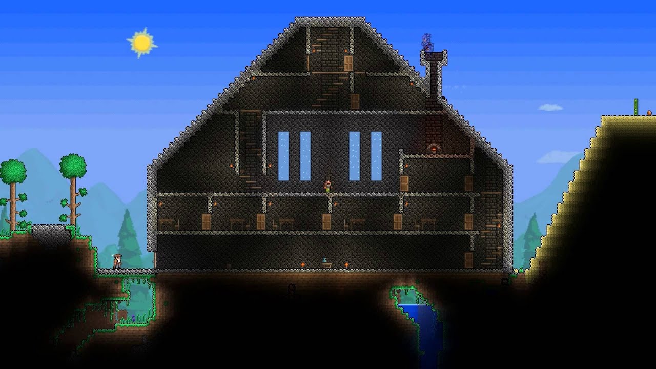 How to build housing in terraria фото 16