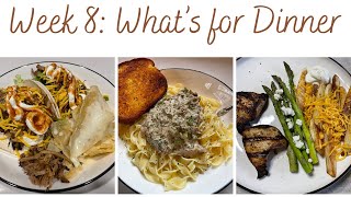 Week 8 What's for Dinner | Feeding a Small Family