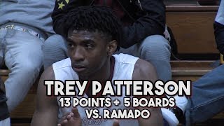 Rutgers Prep 52 Ramapo 43 Trey Patterson 13 Points 5 Rebounds