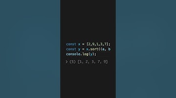 sort an array of numbers #javascript