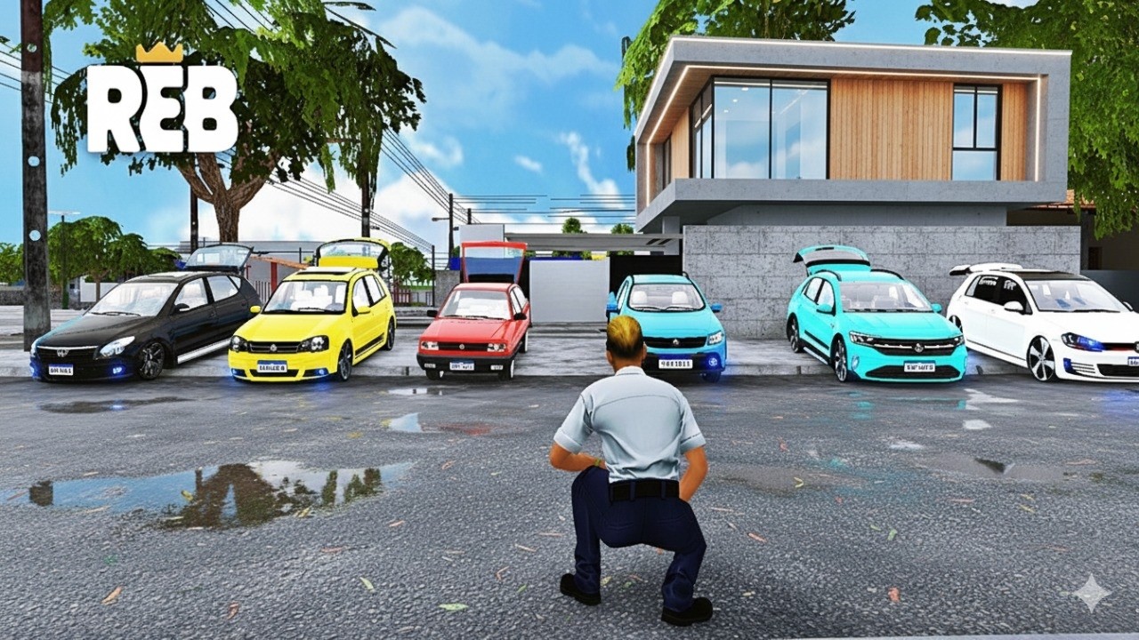 REBAIXADOS ELITE BRASIL | MONTEI MINHA GARAGEM COM CARROS DE JOVEM EQUIPADOS