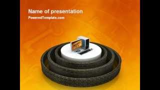 Computer Firewall PowerPoint Template by PoweredTemplate.com