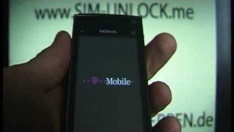 HOW TO UNLOCK NOKIA X6-00 www.SIM-UNLOCK.me Handy Entsperren Unlocking Unlocker
