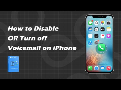 Video: How to Turn Off Voicemail: 7 Steps (with Pictures)