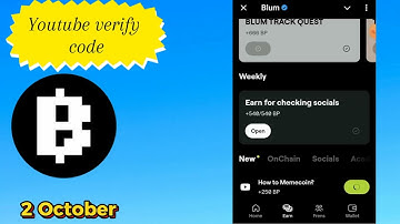 How to Memecoin? Blum video Code | Blum verify Keyword code 4 October blum video code