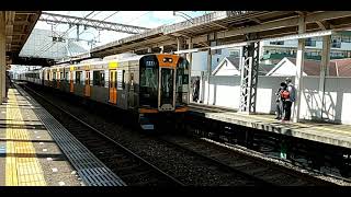 阪神1000系1604F+1209F 近鉄奈良行き快速急行 魚崎駅発着